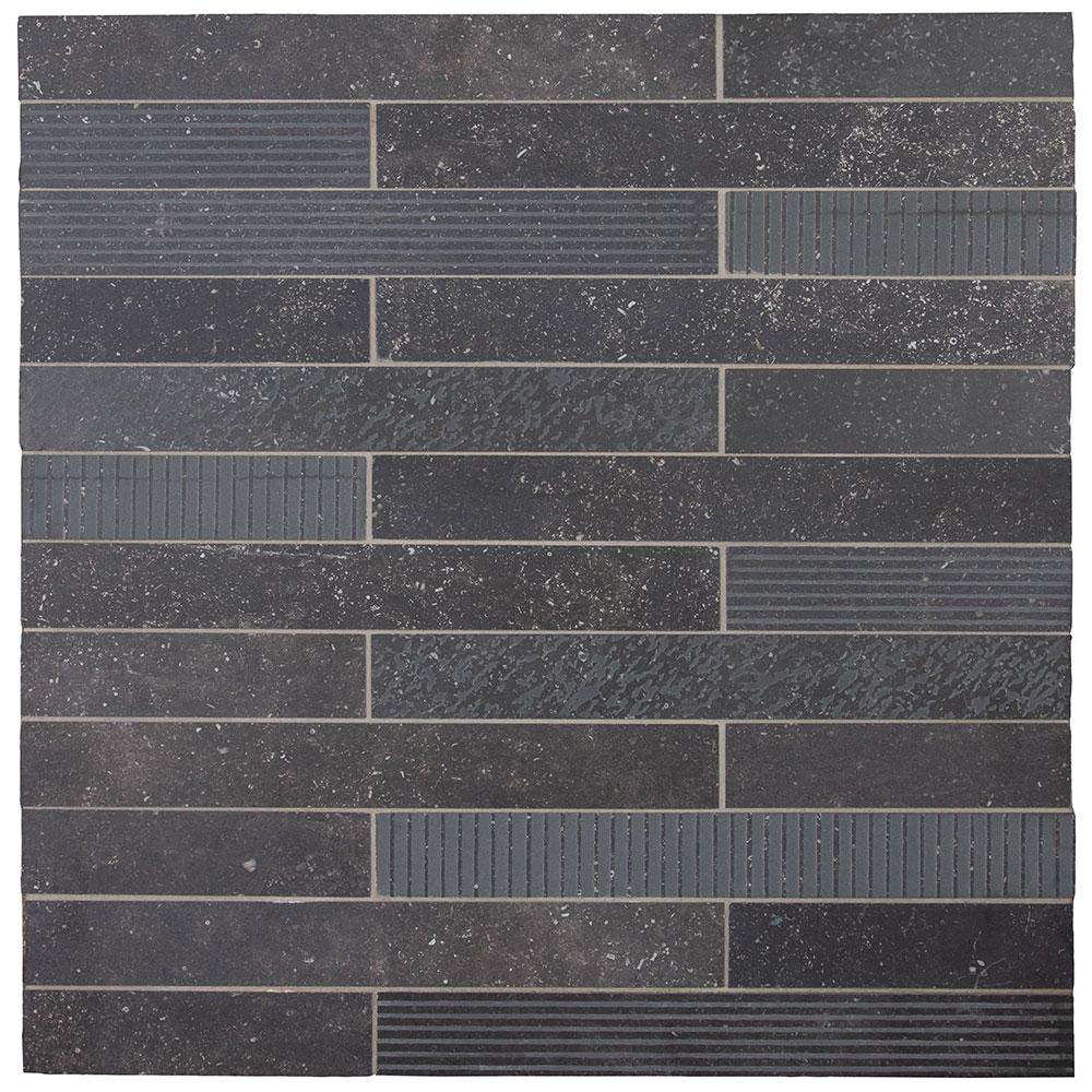 Italian Porcelain Texture Mix Sample Nero - ARTO